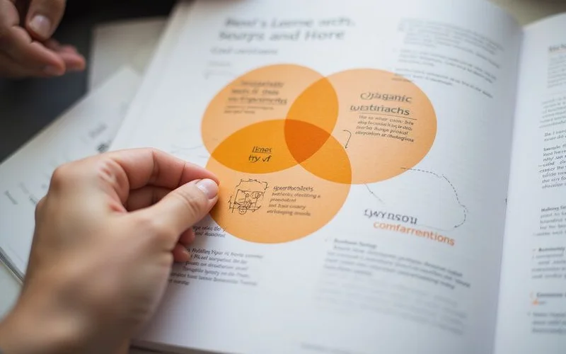 Combined local and organic strategy Venn diagram
