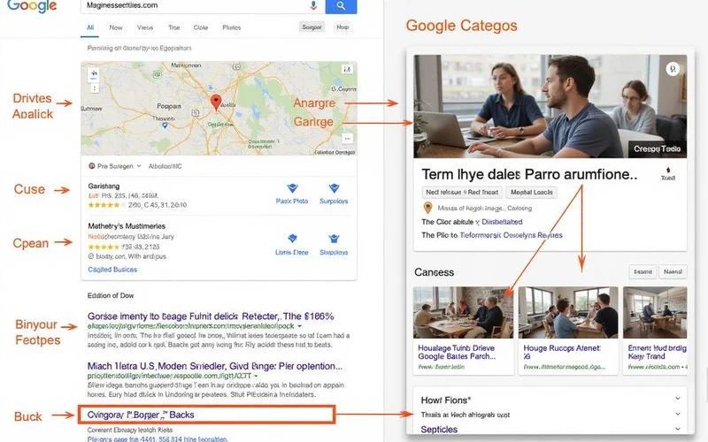 Google Business Profile anatomy with all key fields labeled