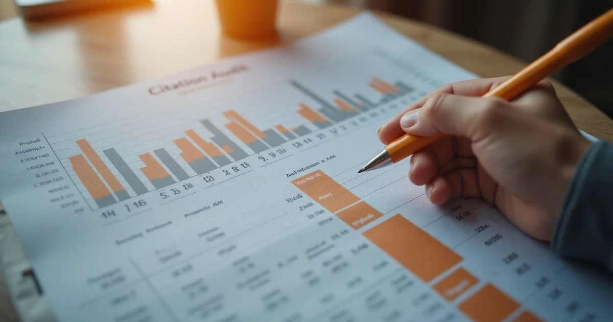 Citation audit spreadsheet with NAP consistency checks