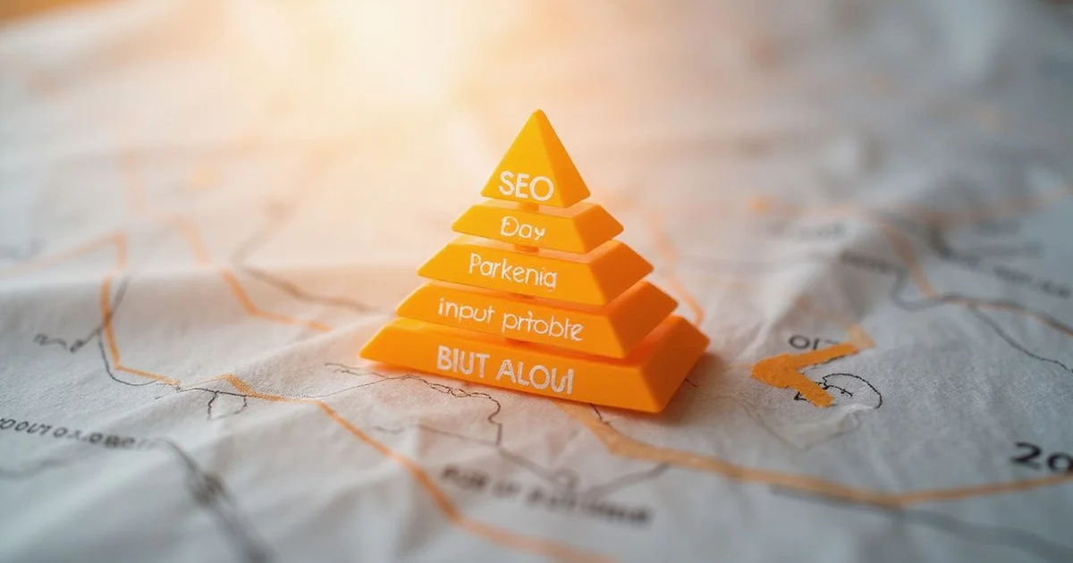 Layered SEO AEO GEO strategy pyramid