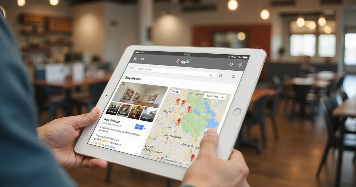 Local SEO map pack screenshot showing three business listings